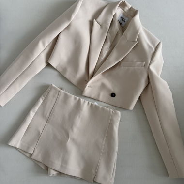 Zara blazer skirt set