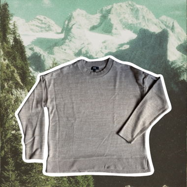 Pull beige cozy