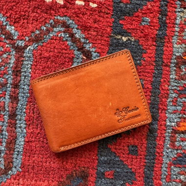 Lederportemonnaie cognac