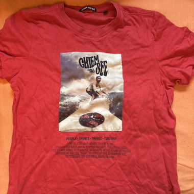 T-shirt rosso Chimsee