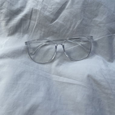 Transparente Brille