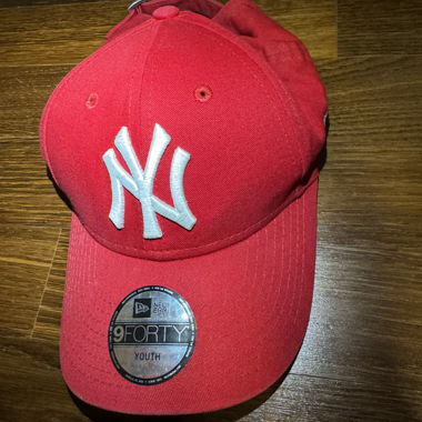 Red New Era 9FORTY NY Yankees Cap Youth