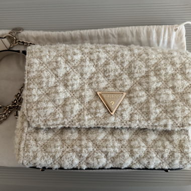 Borsa a tracolla Guess bouclé