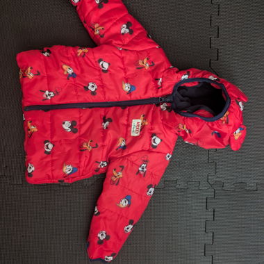 Mickey-Mouse-Kinder-Steppjacke