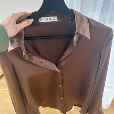 Blusa marrone Zara