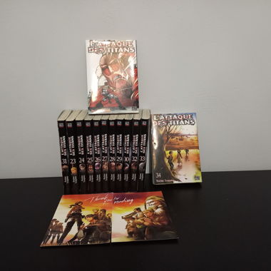Attack on Titan 23–34 (collector) manga
