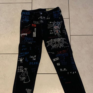 Diesel graphic pants