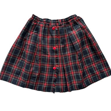 Süsser Y2K-Faltenrock Vintage-Herbst-Style S