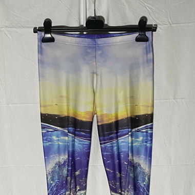 Extravagante Leggins mit Aufdruck