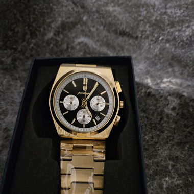 Montre quartz or