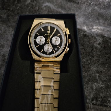 Montre quartz or