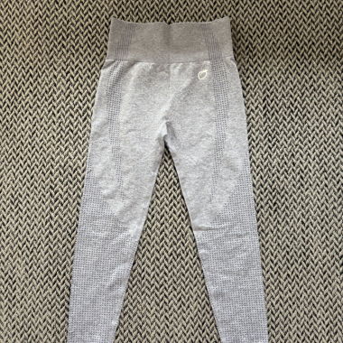 Leggings da sport grigio/blu peachy passion