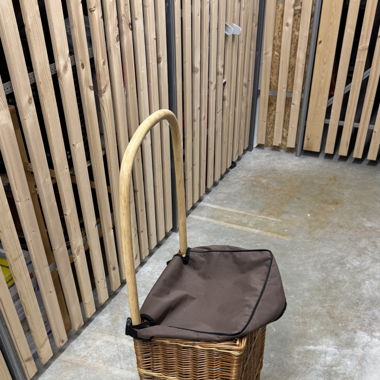 Shopping Cart - Woven Basket