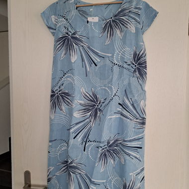 Floral Linen Dress