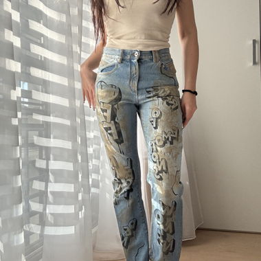 off white jeans