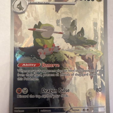 Fraxure Holo Pokémon-Karte 077/064