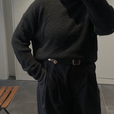 Schwarzer Oversized Pulli H&M | Gr. L