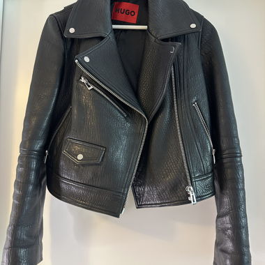 HUGO Boss giacca in pelle