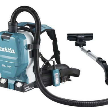Makita kabelloser Rucksack-Staubsauger, ideal für die Reinigung!
