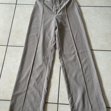 Pull&Bear Hose grau-taupe