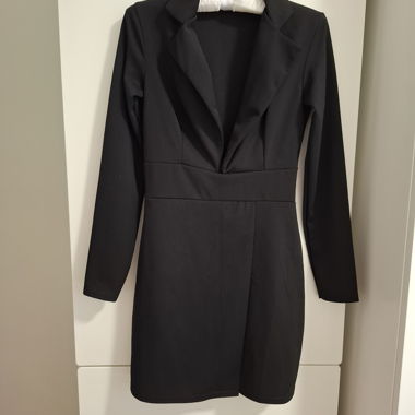 Vestito blazer con maniche lunghe mini S (36)