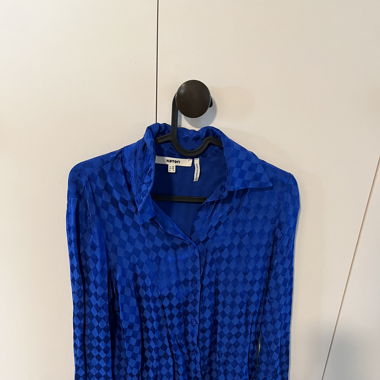 Blaue Hemdbluse