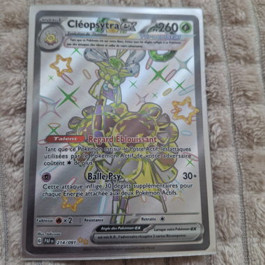 Carta Pokémon Cléopsytra ex