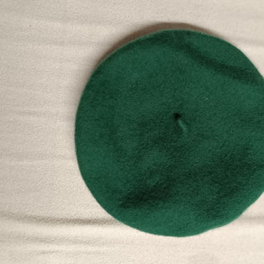 Französische Mütze (Béret Français) in grün
