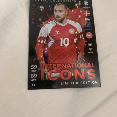 Panini Eriksen Card