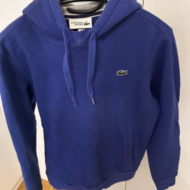 Lacoste Sport Kapuzenpullover blau Grösse S