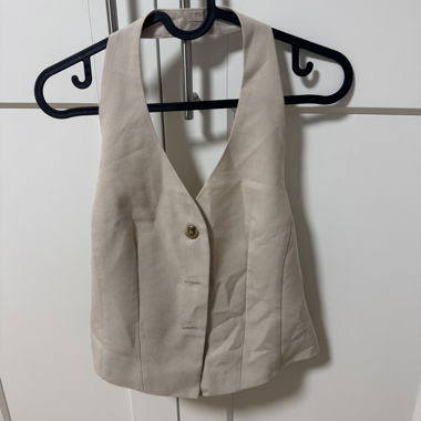 Beige Women’s Waistcoat