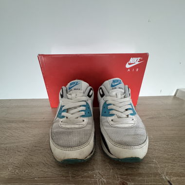 Nike Air Max 90 Gr. 39 weiss/blau Sneaker 