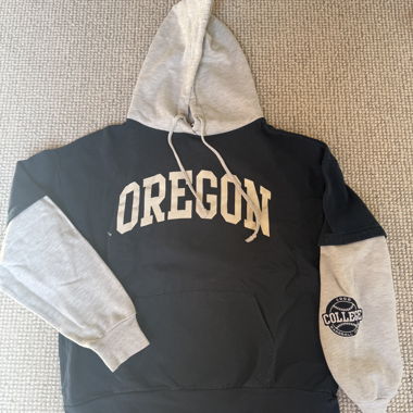 Oregon Hoodie Black/Grey