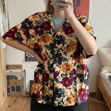 Top floreale vintage