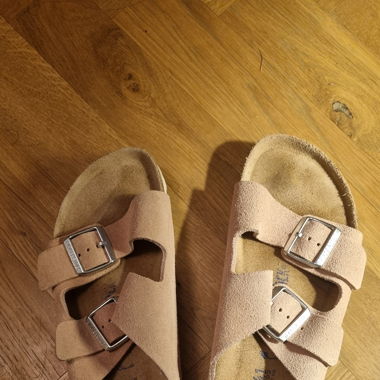 Birkenstock Arizona Soft Footbed Suede Pink