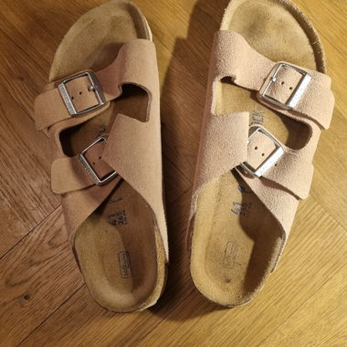Birkenstock Arizona Soft Footbed Suede Pink
