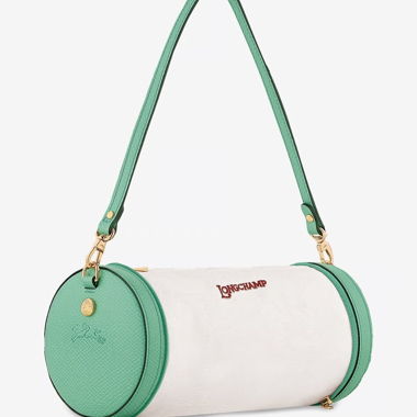 LONGCHAMP Borsa a tracolla in tela e pelle
