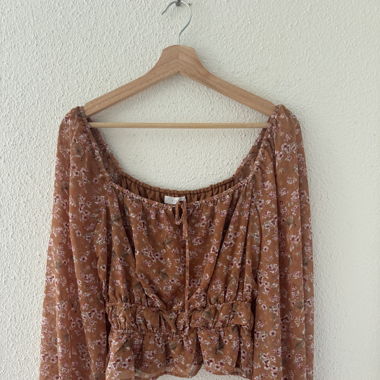 Blumenbluse