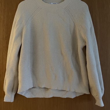 Pull en maille MANGO beige taille S