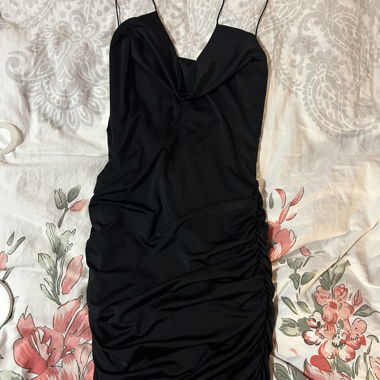 Black evening dress