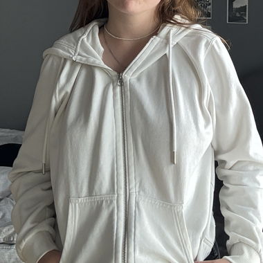 Cream Sweatjacket