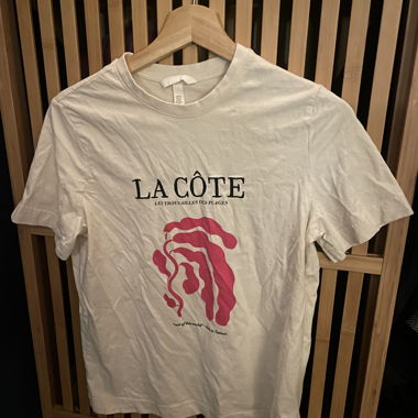 T-Shirt LA CÔTE Creme - H&M - XS  