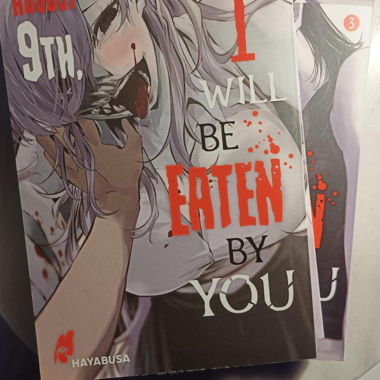 I will be eateb by you Manga Volume 1,2,3,4