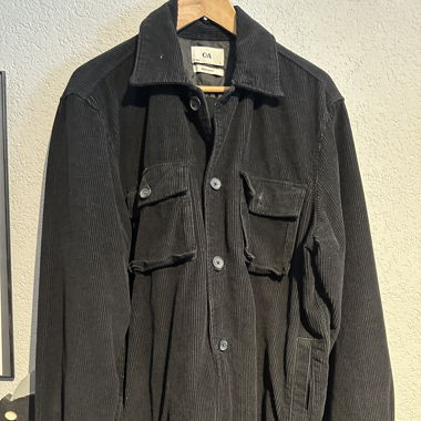 C&A Cordjacke Schwarz Grösse : L