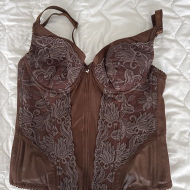 BROWN CORSET TOP