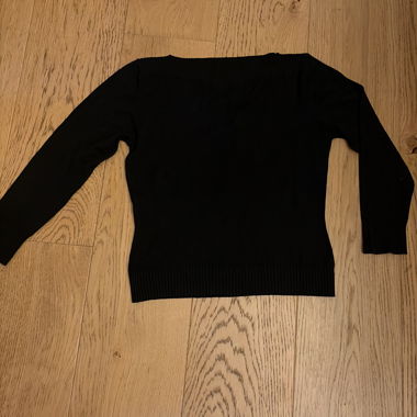 Maglione in maglia nero