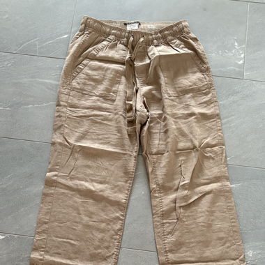 Stoffhose beige