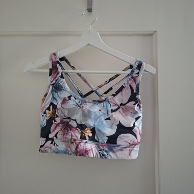 Reggiseno Sportivo con Motivo Floreale