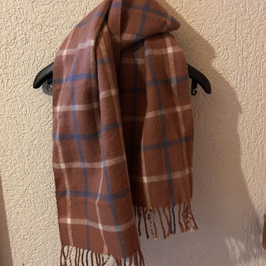 Écharpe à carreaux