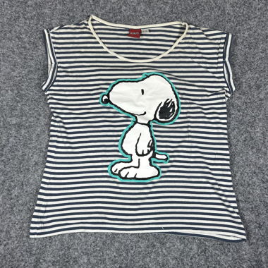 Peanuts striped sleeveless top